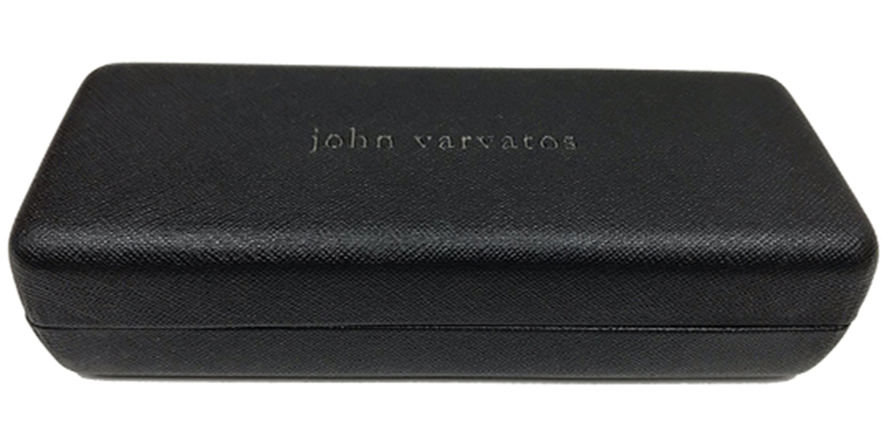 John Varvatos Silver-Tone Stainless Steel Round w/ Clip-On Lens