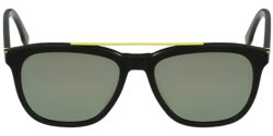 Lacoste Green Square Brow Bar w/ Mirrored Lens