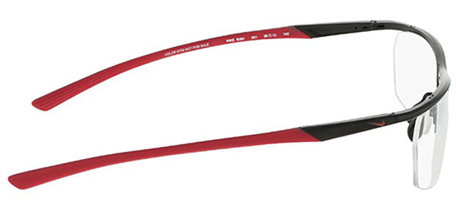 Jugar con capoc Sombra Nike Optical Satin Black-Gym Red Titanium Eyeglasses – Eyedictive