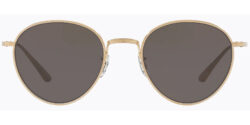 Oliver Peoples Brownstone 2 Brushed Gold-Tone Titanium Round