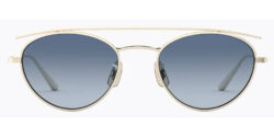 Oliver Peoples Hightree Titanium Oval Brow-Bar w/ Glass Lens
