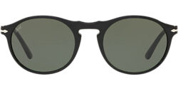 Persol----Black Round Classic w/ Glass Lens